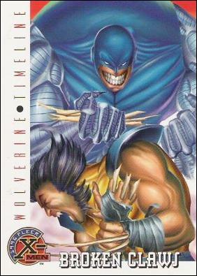 1996 Fleer X-Men Wal-Mart (Base Set) card 88 Broken Claws