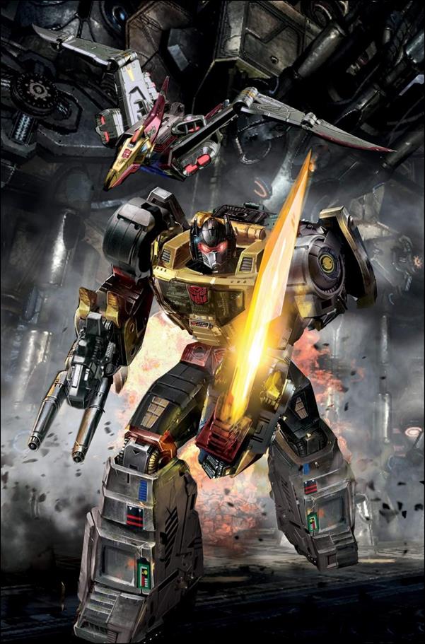 Transformers (2019) issue 5-D John Gallagher Robot Virgin Variant 1/600