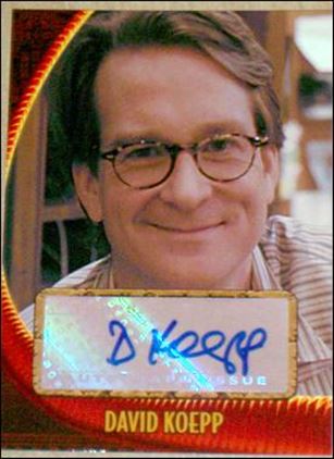 Indiana Jones and the Kingdom of the Crystal Skull (Autograph Subset) card nn3 David Koepp 1/1000