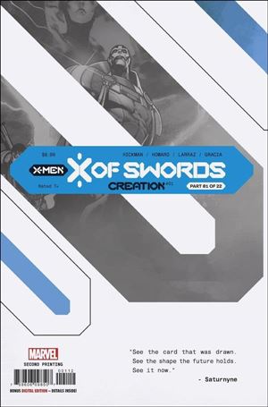 X of Swords: Creation issue 1-H Pepe Larraz Cover (2nd Printing)