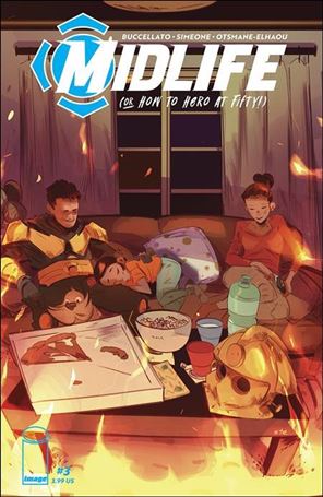 Midlife (or How to Hero at Fifty!)  issue 3 Stefano Simeone Cover