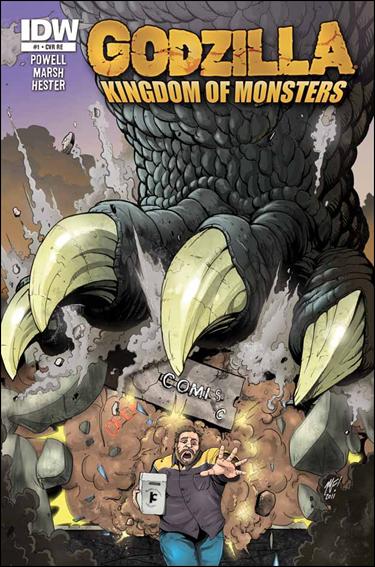 Godzilla: Kingdom of Monsters issue 1-NP Keith's Comics Cover 1/500