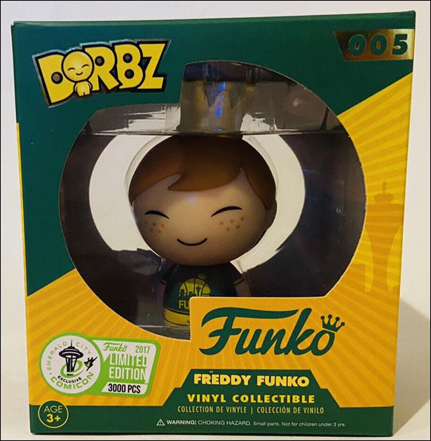 Dorbz Freddy Funko figure 5 Freddy Funko (ECCC). 1/3000
