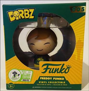 Dorbz Freddy Funko figure 5 Freddy Funko (ECCC). 1/3000