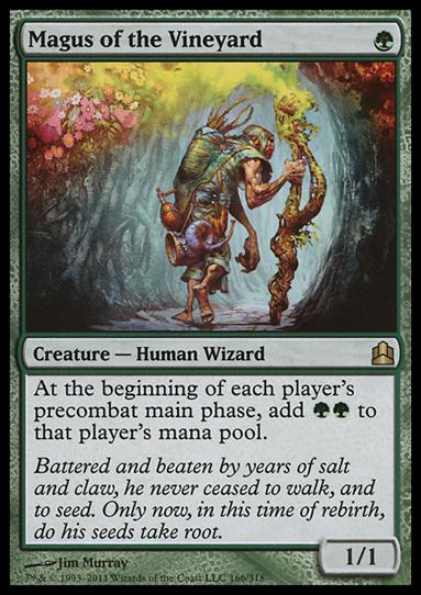Magic the Gathering: Commander (Base Set) card 166 Magus of the Vineyard