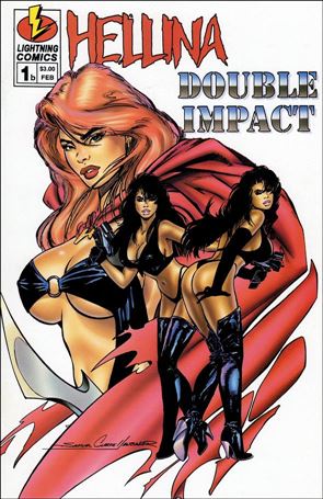 Hellina/Double Impact  issue 1-B Samuel Hawbaker Cover