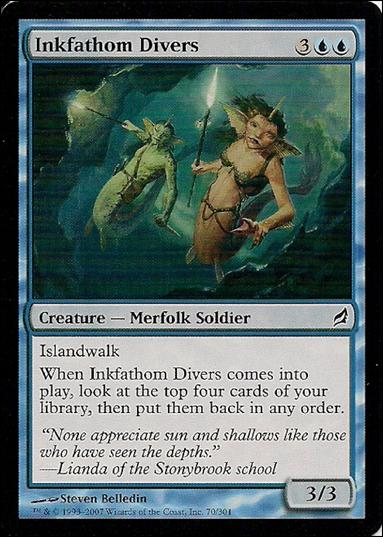 Magic the Gathering: Lorwyn (Base Set) card 70 Inkfathom Divers