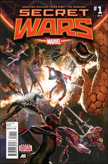 Secret Wars issue 1 Alex Ross Cover
