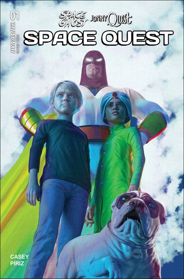Space Ghost / Jonny Quest: Space Quest issue 1-V Mark Spears Foil Cover