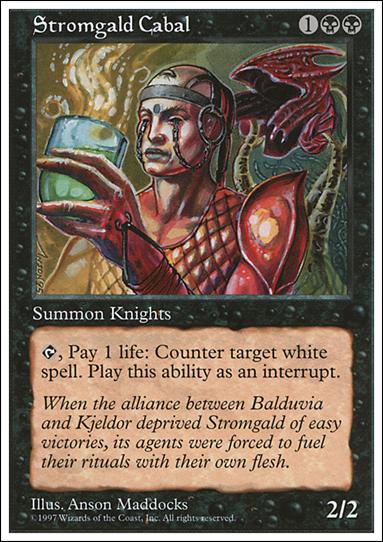 Magic the Gathering: 5th Edition (Base Set) card 195 Stromgald Cabal