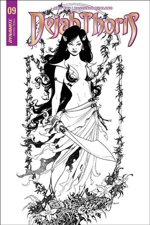 Dejah Thoris (2018) issue 9-E Mike McKone 1:20 Black & White Cover
