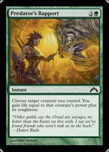 Magic the Gathering: Gatecrash (Base Set) card 129 Predator's Rapport