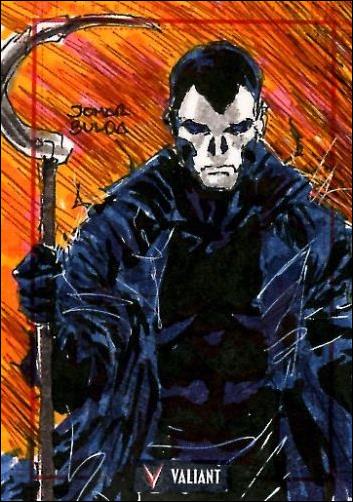 2013 Valiant Comics Preview Trading Card Set (Sketch Card Subset) card JBul-11