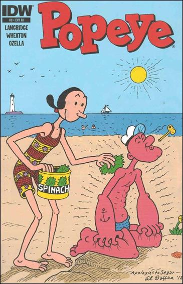 Popeye (2012) issue 9-B Al Jaffee 1:10 Cover