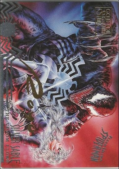 Fleer Ultra Spider-Man (Gold-Foil Signature Parallel Base Set) card 107