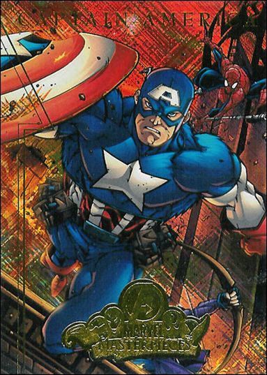 2008 Marvel Masterpieces: Series 2 (Avengers Subset) card A2 Captain America