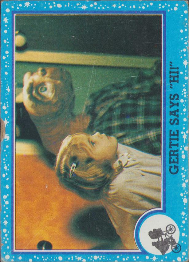 E.T. The Extra-Terrestrial (Base Set) card 20 Gertie Says "Hi!"