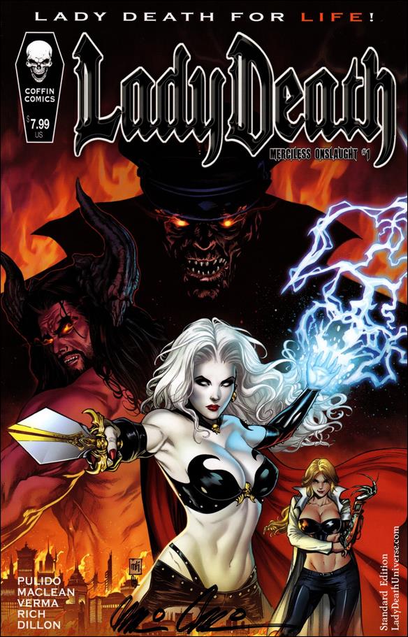 Lady Death: Merciless Onslaught issue 1-B Mike Krome Cover