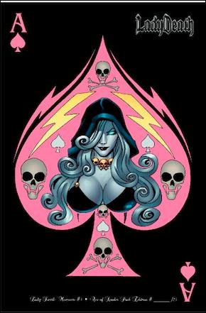 Lady Death: Moments issue 1-N Ace of Spades Pink Edition 1/25