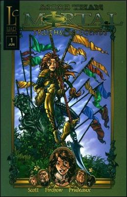 More Than Mortal: Truths & Legends issue 1-C Gold Border Cover