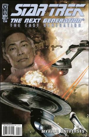 Star Trek: The Next Generation: The Last Generation issue 4 J.K. Woodward Cover