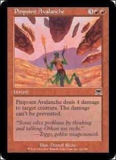 Magic the Gathering: Onslaught (Base Set) card 221 Pinpoint Avalanche