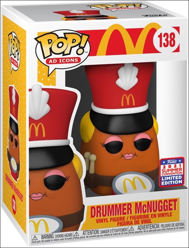 POP! Ad Icons figure 138-B Drummer McNugget Summer Convention Exclusive