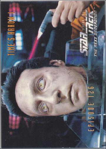 Star Trek: The Next Generation - The Episode Collection Season Five (Base Set) card 505 Time's Arrow I, Episode 126A