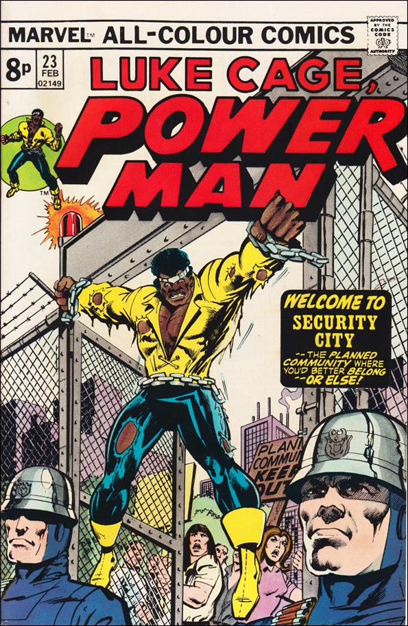 Power Man issue 23-B UK Price Cover