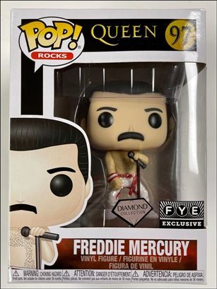 Pop! Rocks figure 97 Freddie Mercury (fye Diamond)