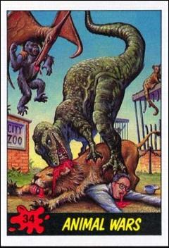 Dinosaurs Attack! (Base Set) card 34 Animal Wars