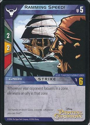 Pirates of the Caribbean - Dead Man's Chest (Base Set) card PDC013 Ramming Speed!