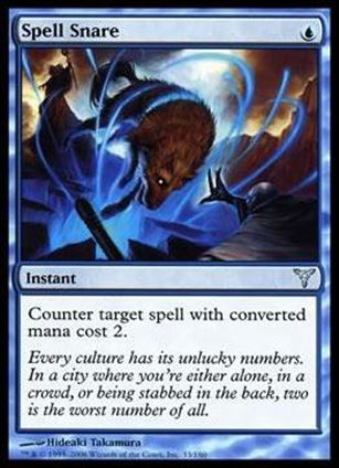 Magic the Gathering: Dissension (Base Set) card 33 Spell Snare