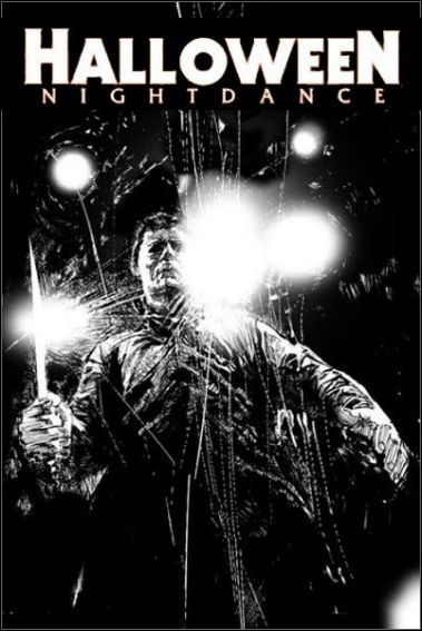 Halloween (2008) issue 1-D Bill Sienkiewicz Black and White Cover 