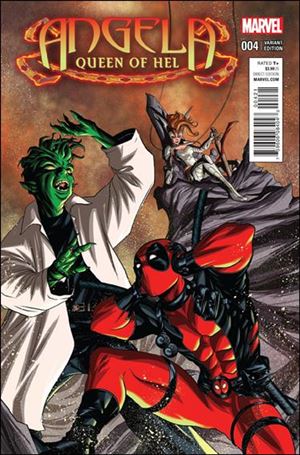 Angela: Queen of Hel issue 4-B Mike McKone 1:10 Deadpool Cover