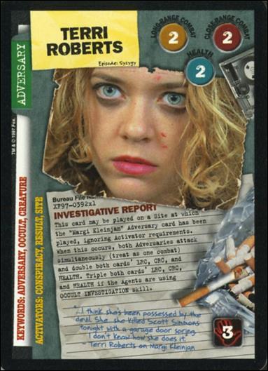 X-Files: 101361 (Base Set) card XF97-0392x1 Terri Roberts