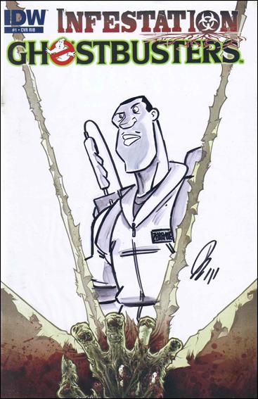 Ghostbusters: Infestation issue 1-D Dan Schoening 1:25 Sketch Cover