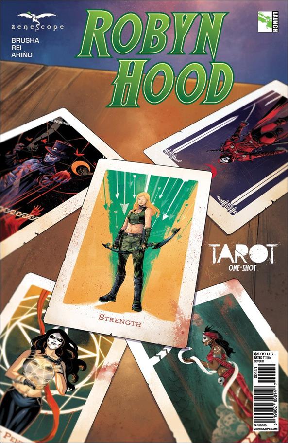 Robyn Hood: Tarot issue nn-D Manuel Preitano Cover