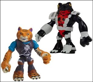 Teenage Mutant Ninja Turtles: Half-Shell Heroes figure 12-B Tiger Claw & Newtralizer (Loose)