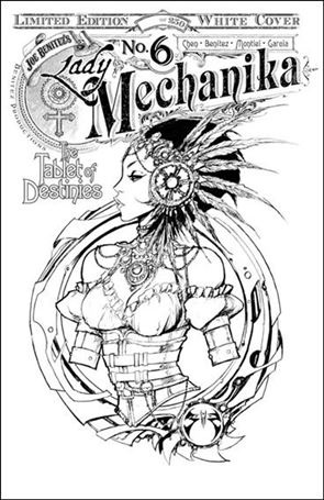 Lady Mechanika: The Tablet of Destinies issue 6-F Joe Benitez White Cover 1/250