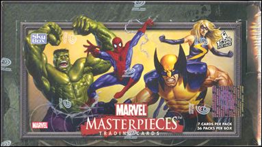 2007 Marvel Masterpieces card 1 Sealed Box