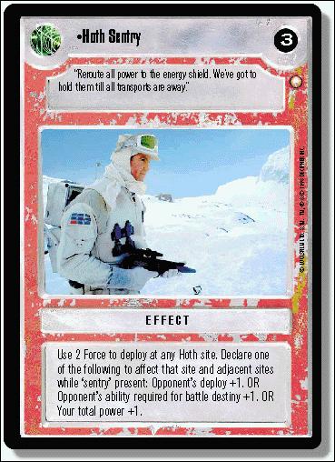 Star Wars: Special Edition Limited (Base Set) card 225 Hoth Sentry
