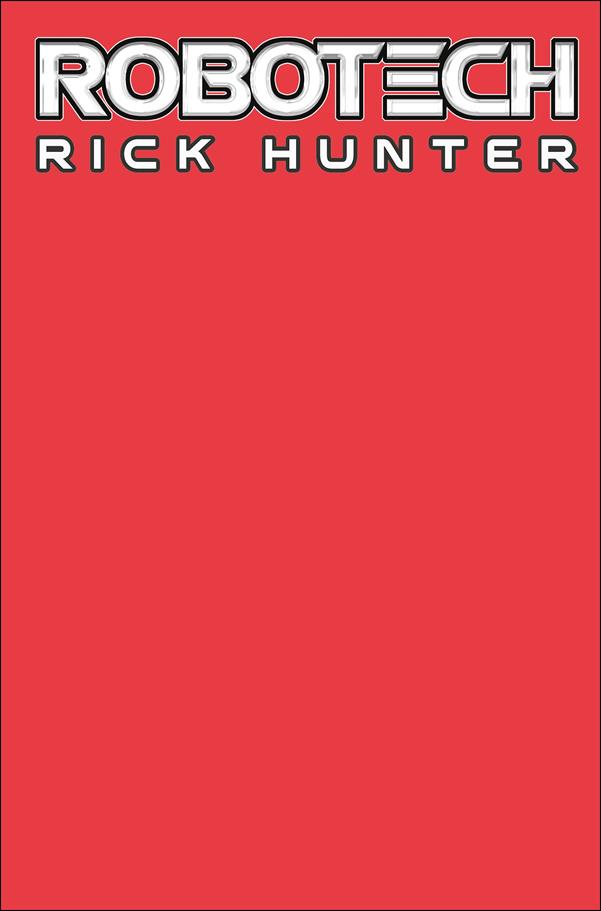 Robotech: Rick Hunter issue 1-F Blank Sketch  Cover
