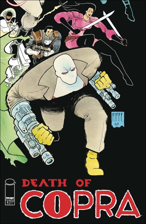 Death of Copra issue 4-C Michel Fiffe Connecting 1:15 Cardstock Cover