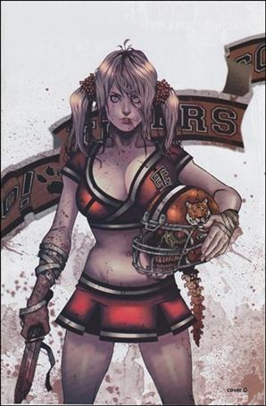 Zombies vs Cheerleaders (2010) issue 6-D Elizabeth Torque Virgin Cover