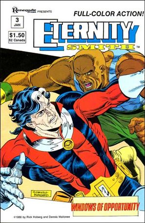 Eternity Smith (1986) issue 3 Wraparound Cover