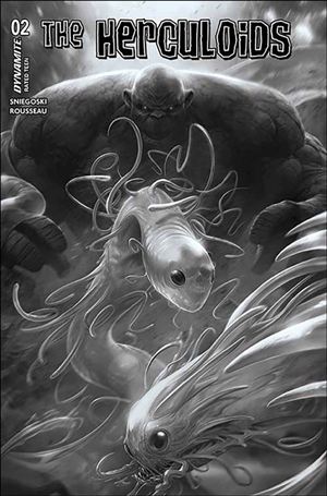 Herculoids (2025) issue 2-V Francesco Mattina B&W 1:7 Cover