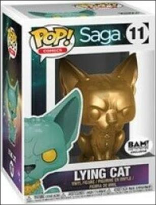 POP! Comics figure 11-E Lying Cat (Gold) BAM! Cover