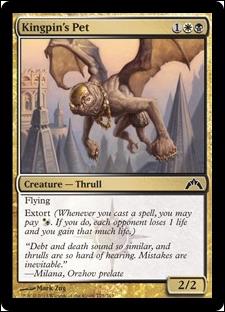 Magic the Gathering: Gatecrash (Base Set) card 173 Kingpin's Pet