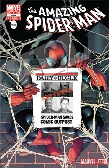 Amazing Spider-Man (1963) issue 666-NF Comic Outpost Daily Bugle Cover 